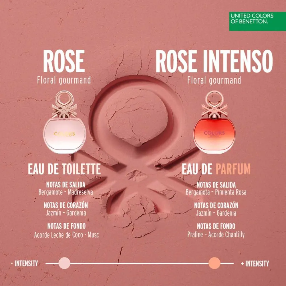 Benetton Colors Rose Woman Intenso