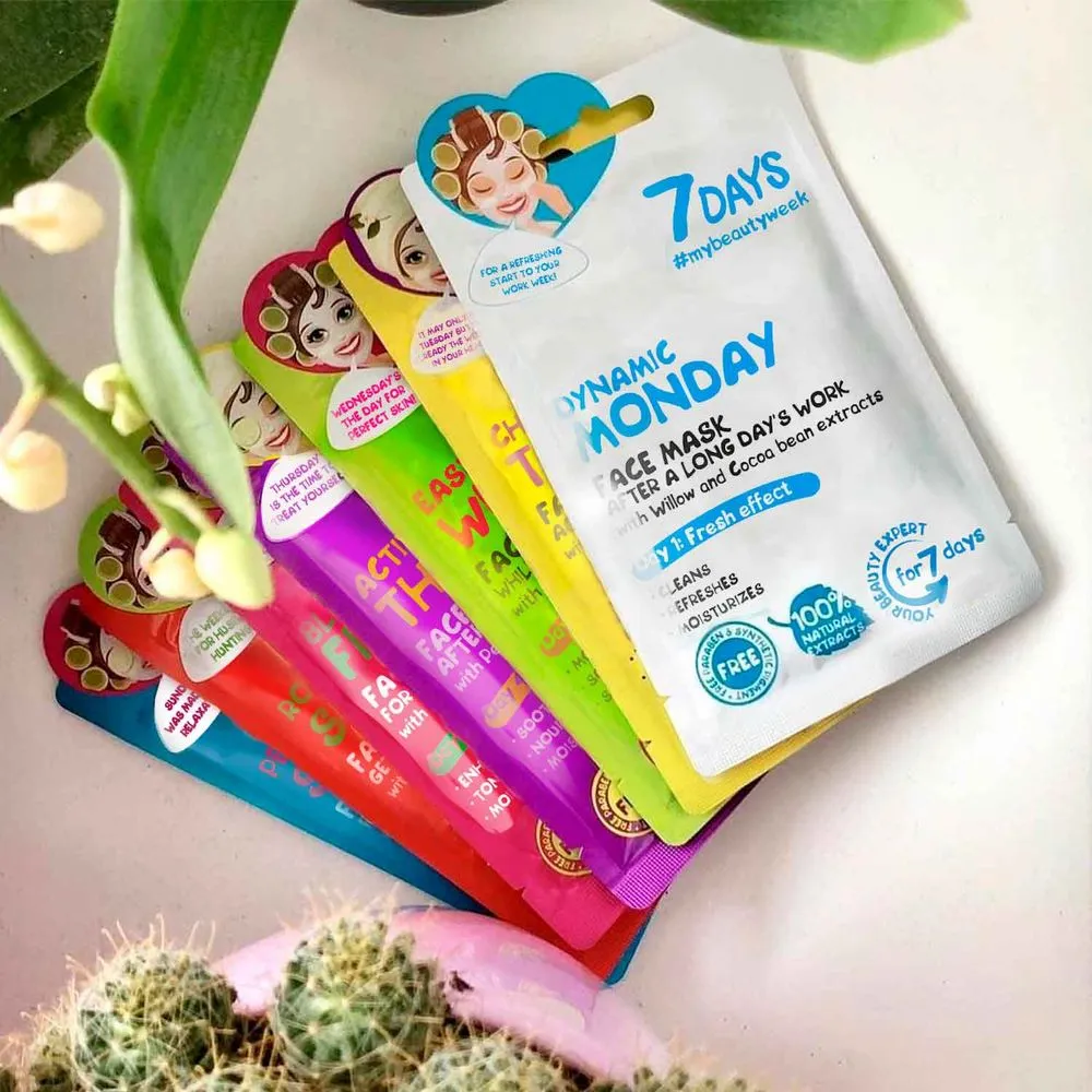 7Days 7DAYS FACE MASK CHEERFUL TUESDAY MELON & MINT