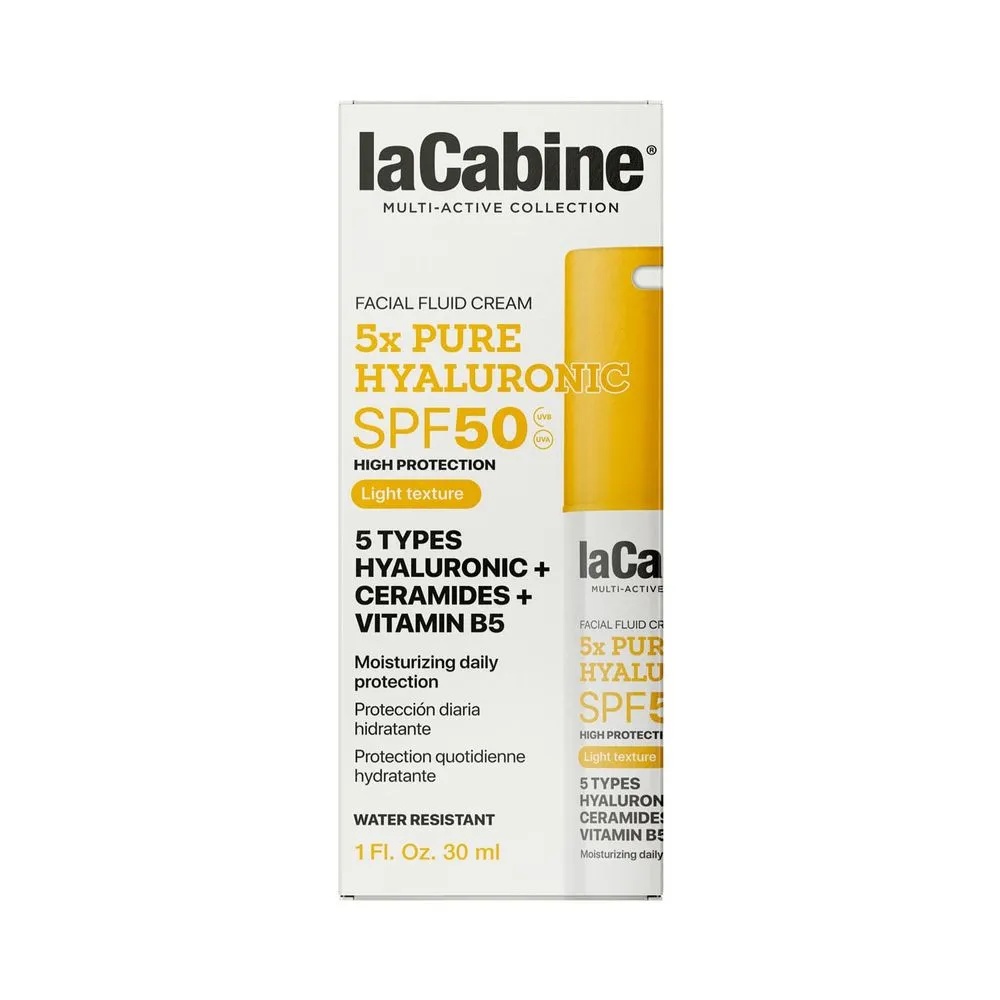 LA CABINE FLUID CREMA 5X PURE HYALURONIC LIGHT SPF50