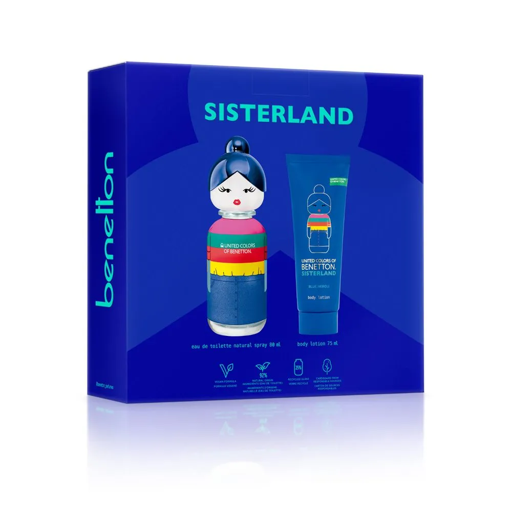 Benetton Set Sisterland Blue Neroli