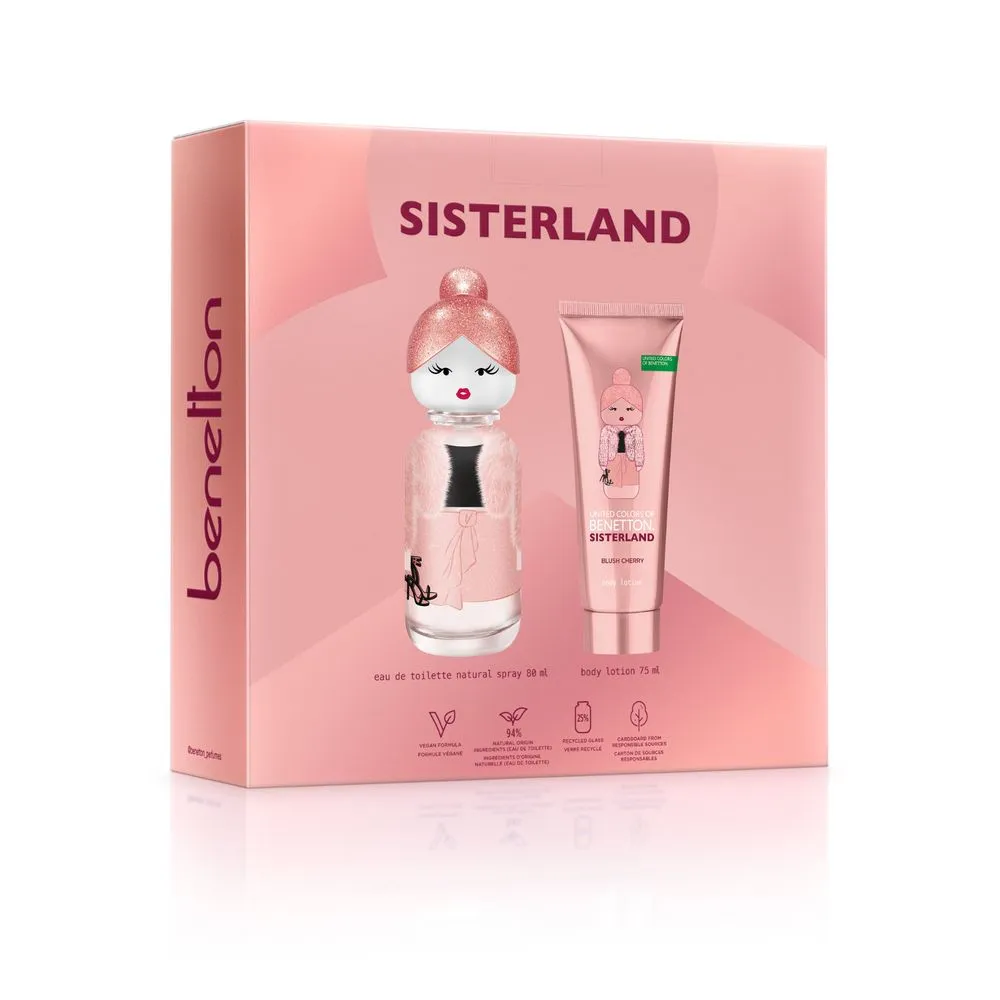 Benetton Set Sisterland Blush Cherry