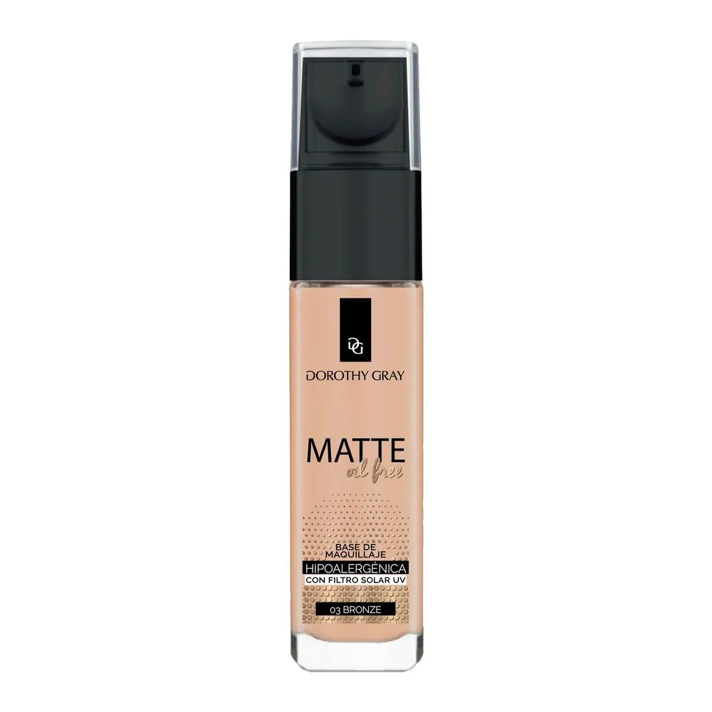 Dorothy Gray Base Matte Oíl Free Hipoalergénica