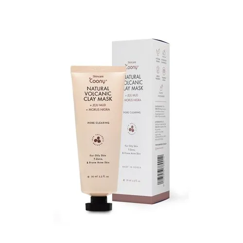 Coony Mascarilla Facial Natural Volcanic Clay Mask Con Arcilla De Jeju
