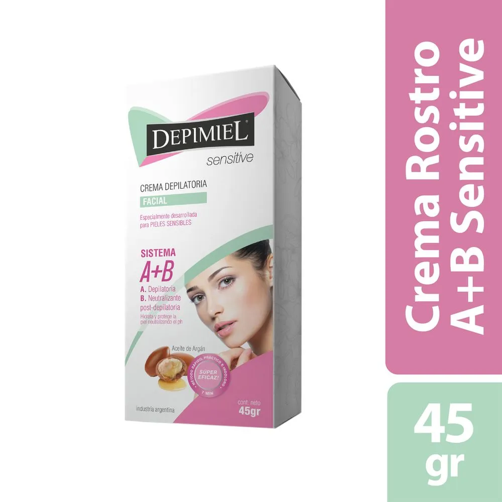 Depimiel Crema Depilatoria Para El Rostro (A+B) Sensitive