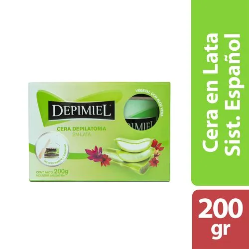 Depimiel Cera En Lata Vegetal Con Estuche