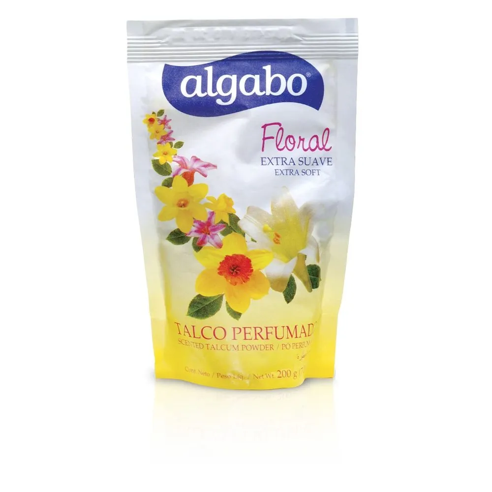 Algabo Talco Bolsa Floral