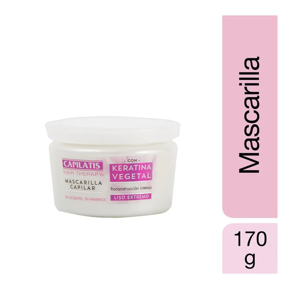 Capilatis Máscara Capilar Con Keratina Hair Therapy Liso Extremo