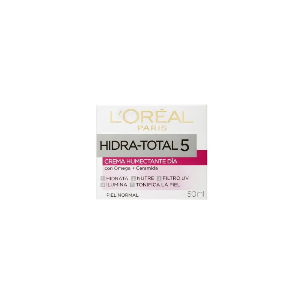 L'Oréal París Crema Facial Humectante Día Hidra-Total 5