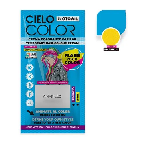 Otowil Tintura Semi Permanente Cielo Color Fantasía