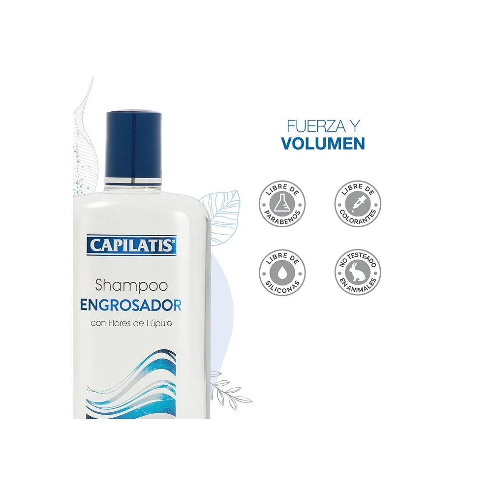 Capilatis Shampoo Shampoo Engrosador con Flores de Lúpulo