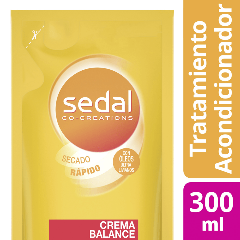 Sedal Acondicionador Crema Balance Doypack