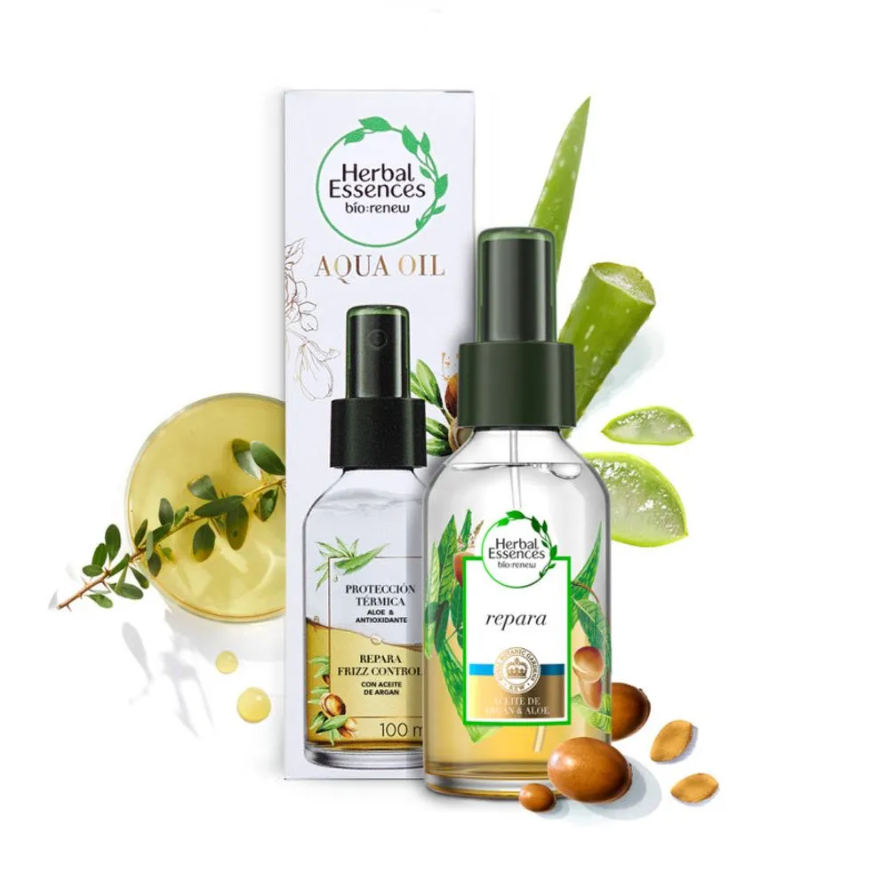 Herbal Essences Óleo Bifásico Aloe & Aceite De Argán