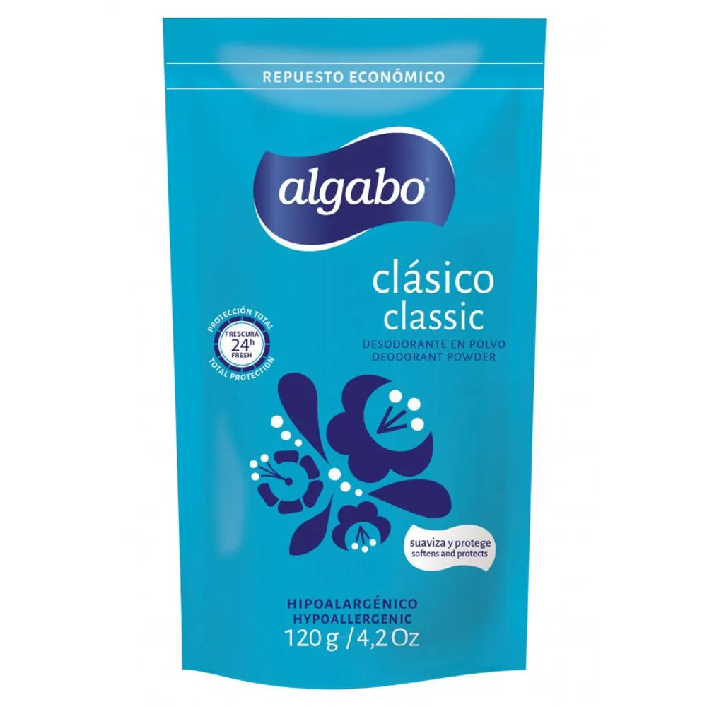 Algabo Talco En Polvo Clásico Recarga