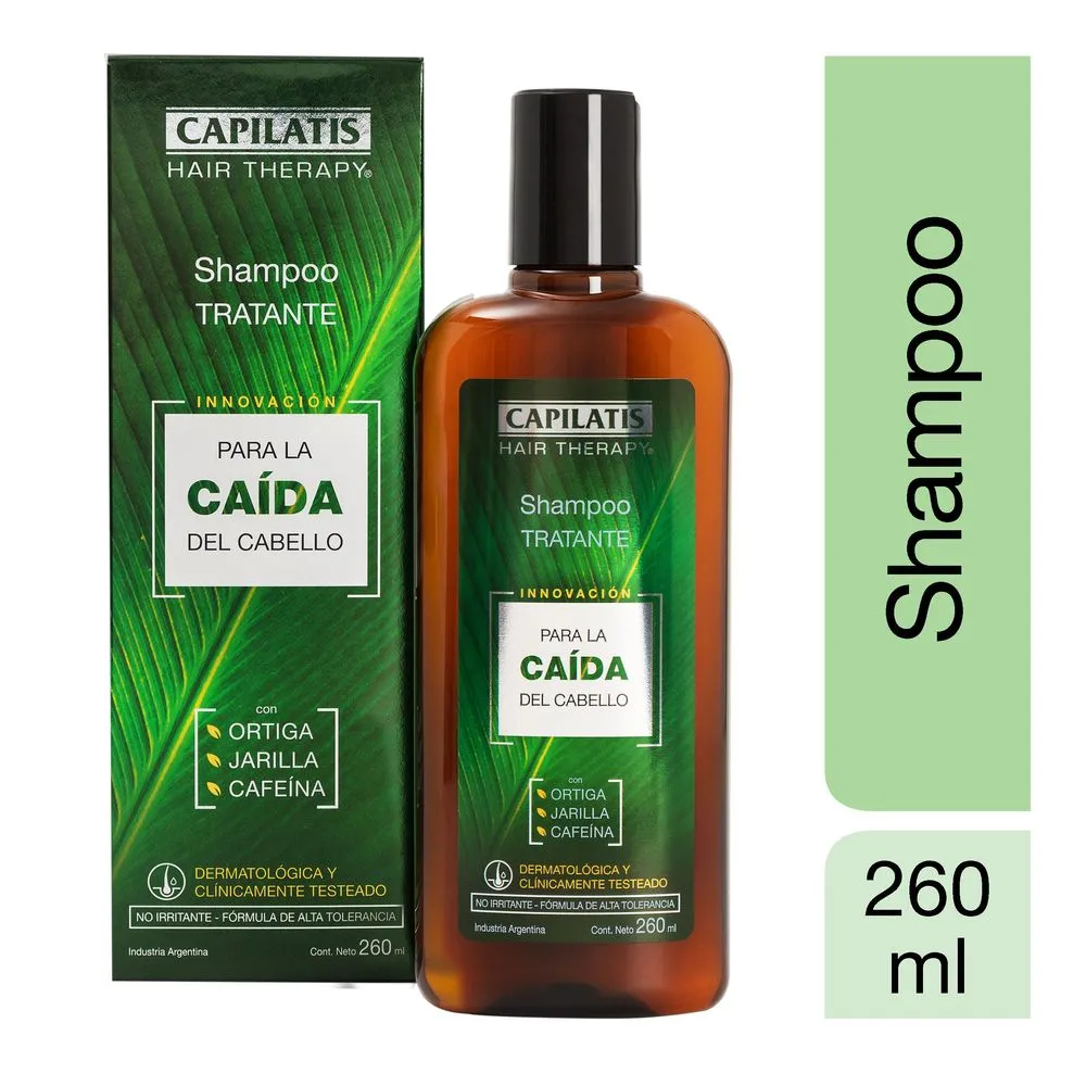 Capilatis Shampoo Tratante Anti-Caída Con Ortiga, Jarilla y Cafeína