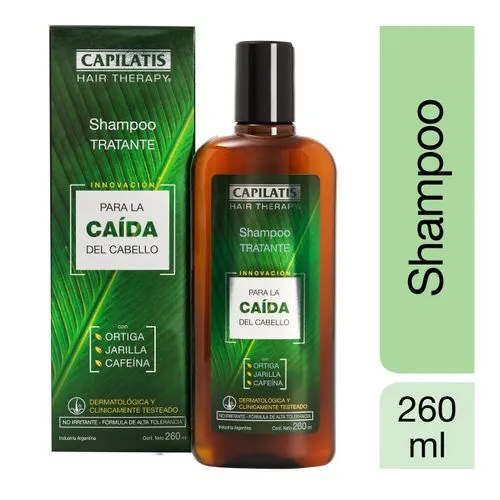 Capilatis Shampoo Tratante Anti-Caída Con Ortiga, Jarilla y Cafeína