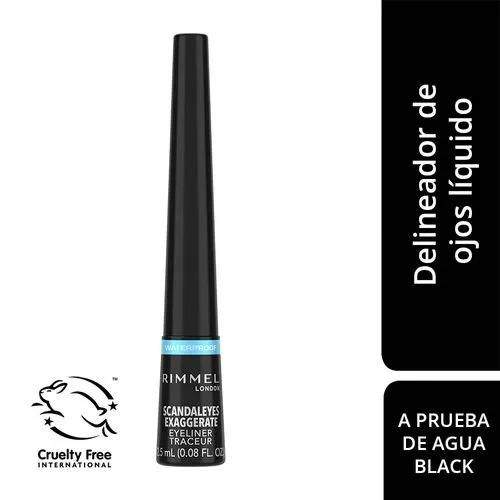 Rimmel Delineador De Ojos Líquido Waterproof Exaggerate