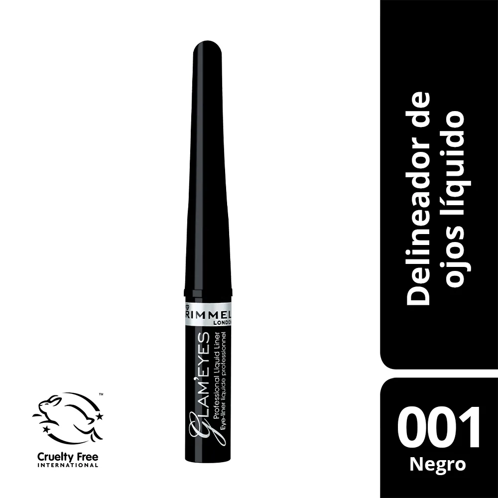 Rimmel Delineador Líquido Glam'Eyes
