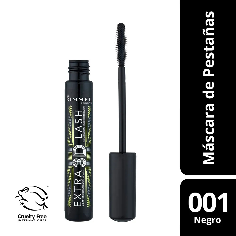 Rimmel Máscara De Pestañas Extra 3D Lash