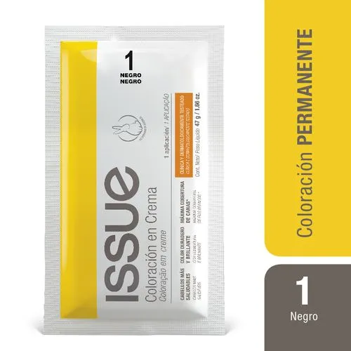 Issue Coloroción En Crema Sachet