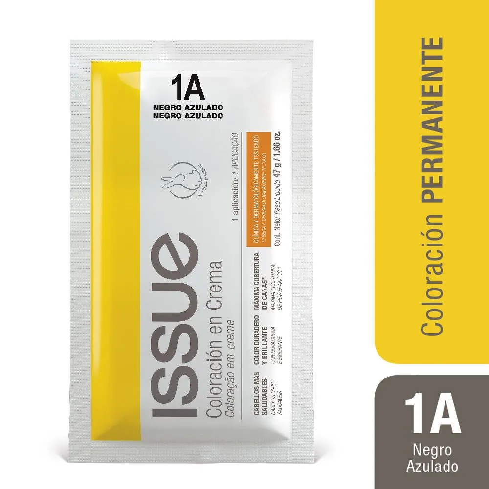Issue Coloroción En Crema Sachet
