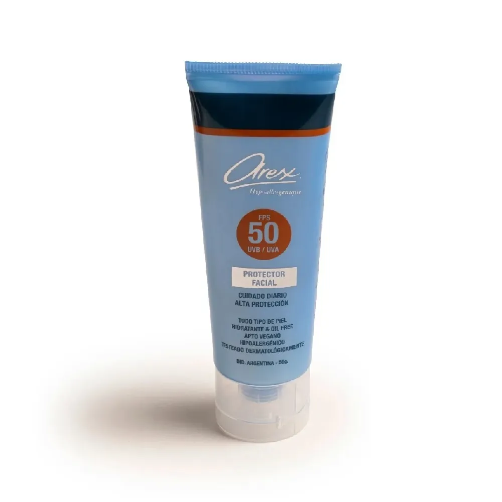 Arex Protector Solar Facial Hidratante Oil Free FPS 50