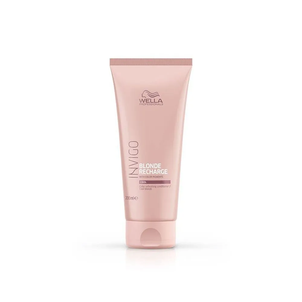 Wella Acondicionador Invigo Blonde Recharge con Pigmentos