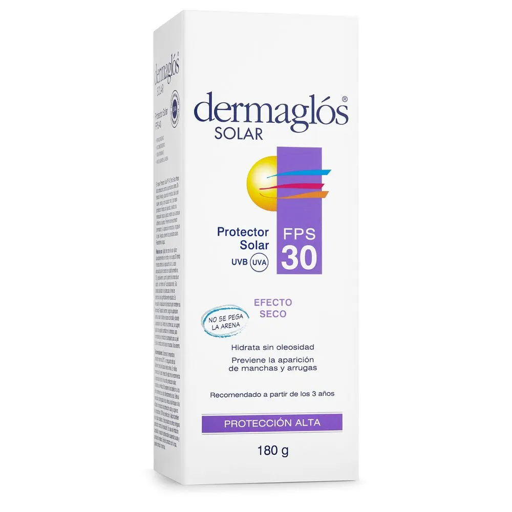 Dermaglós Protector Solar Efecto Seco FPS 30