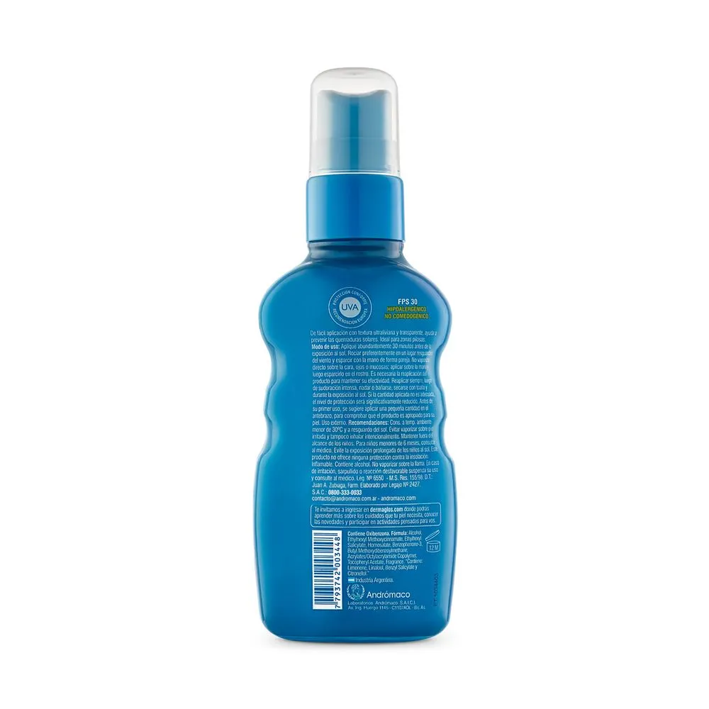 Dermaglós Protector Solar en Spray Invisible FPS 30