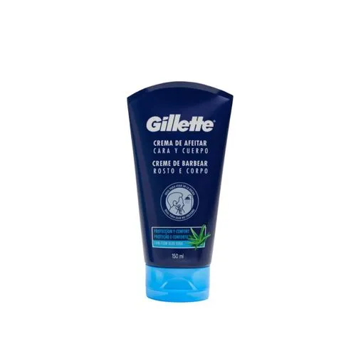 Gillette Crema de Afeitar Rostro y Cuerpo
