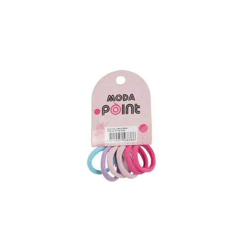 Moda Point Colita de Pelo Pastel Con Brillo