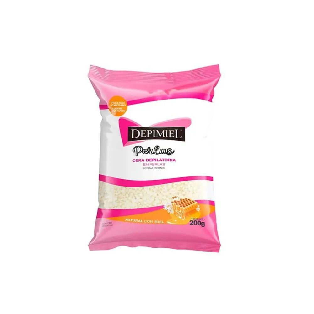 Depimiel Cera Depilatoria En Perlas Natural Con Miel
