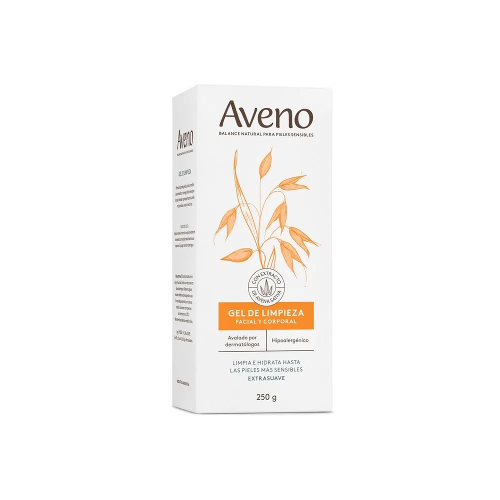 Aveno Gel De Limpieza Facial y Corporal Para Piel Sensible