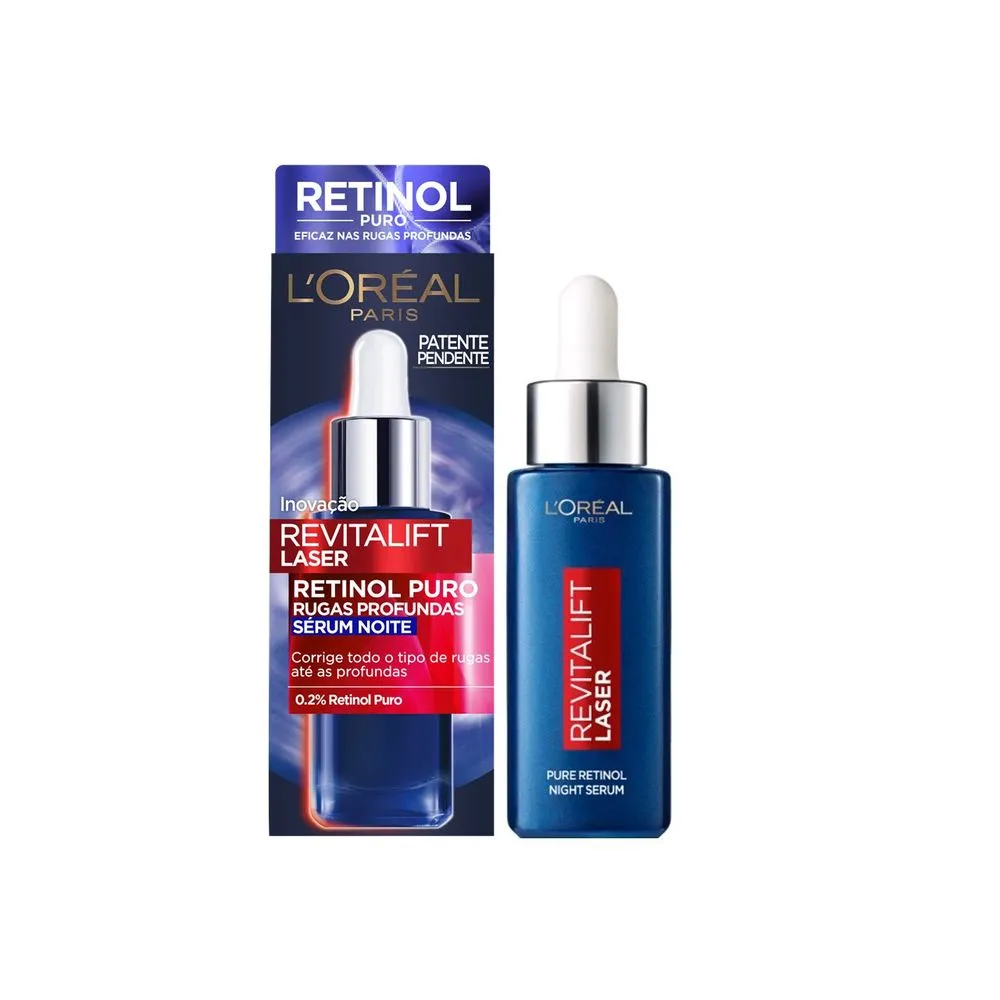L'Oréal París Sérum De Noche Con Retinol Puro Revitalift