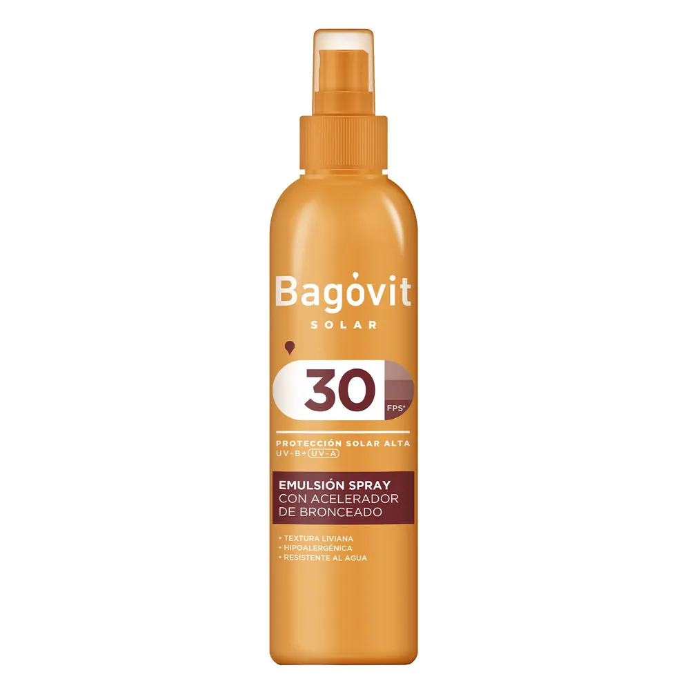 Bagóvit Acelerador De Bronceado Spray FPS 30