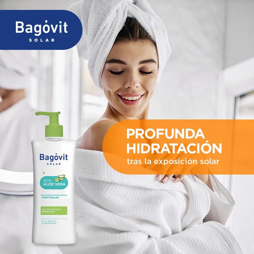 Bagóvit Gel Post Solar Hidratante Con Aloe Vera
