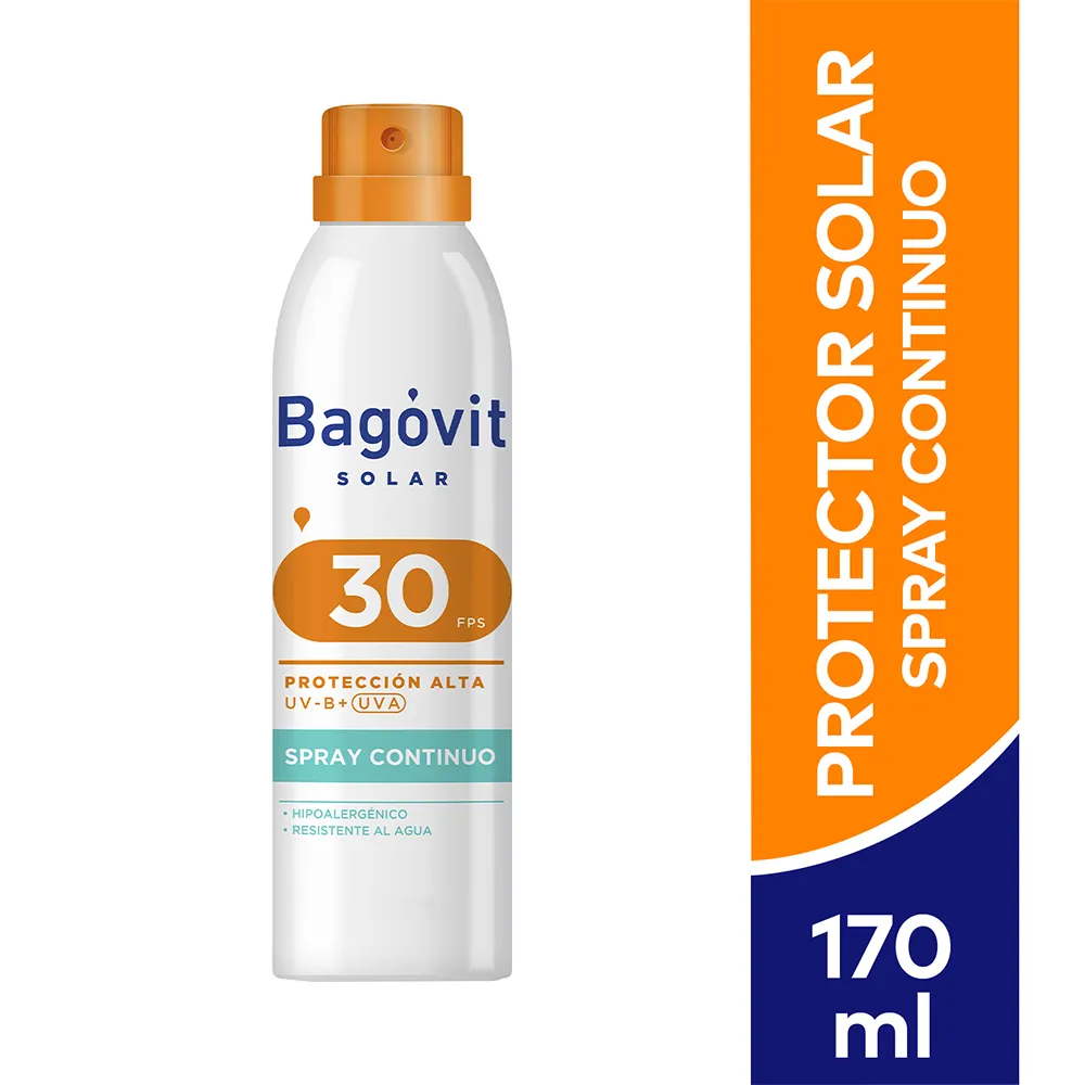 Bagóvit Protector Solar en Spray Continuo FPS 30