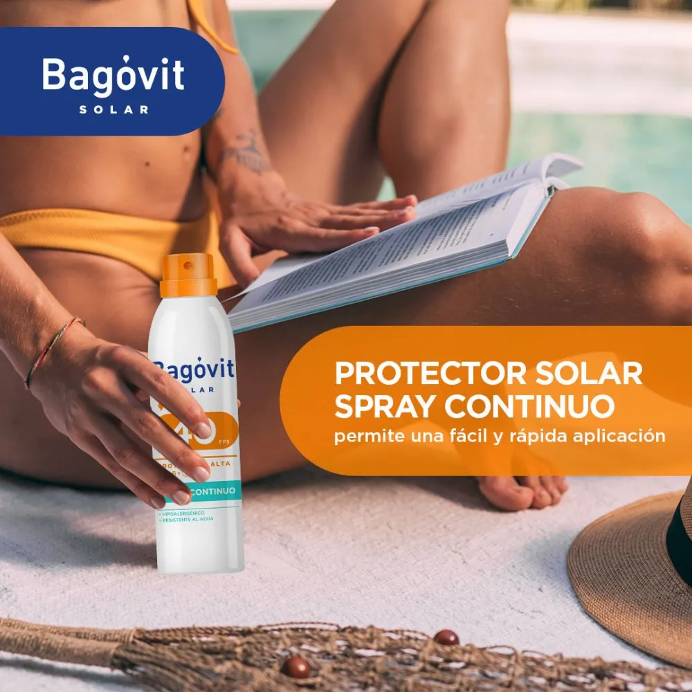 Bagóvit Protector Solar En Spray Continuo FPS 40