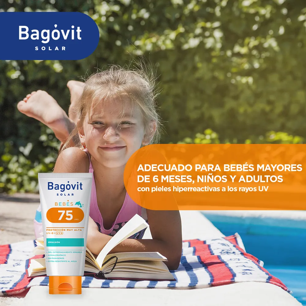 Bagóvit Protector Solar Emulsión FPS 75