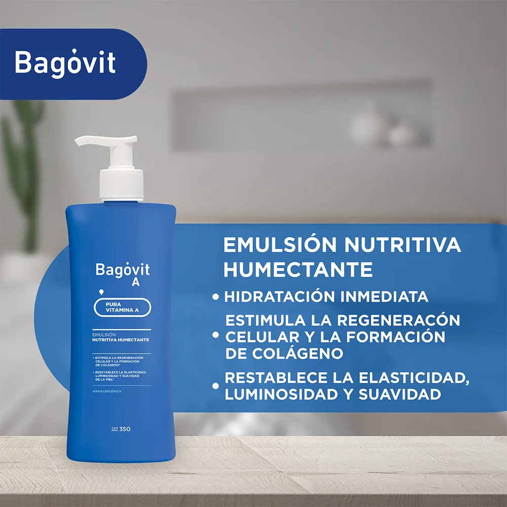 Bagóvit Emulsión Nutritiva Humectante Con Dosificador