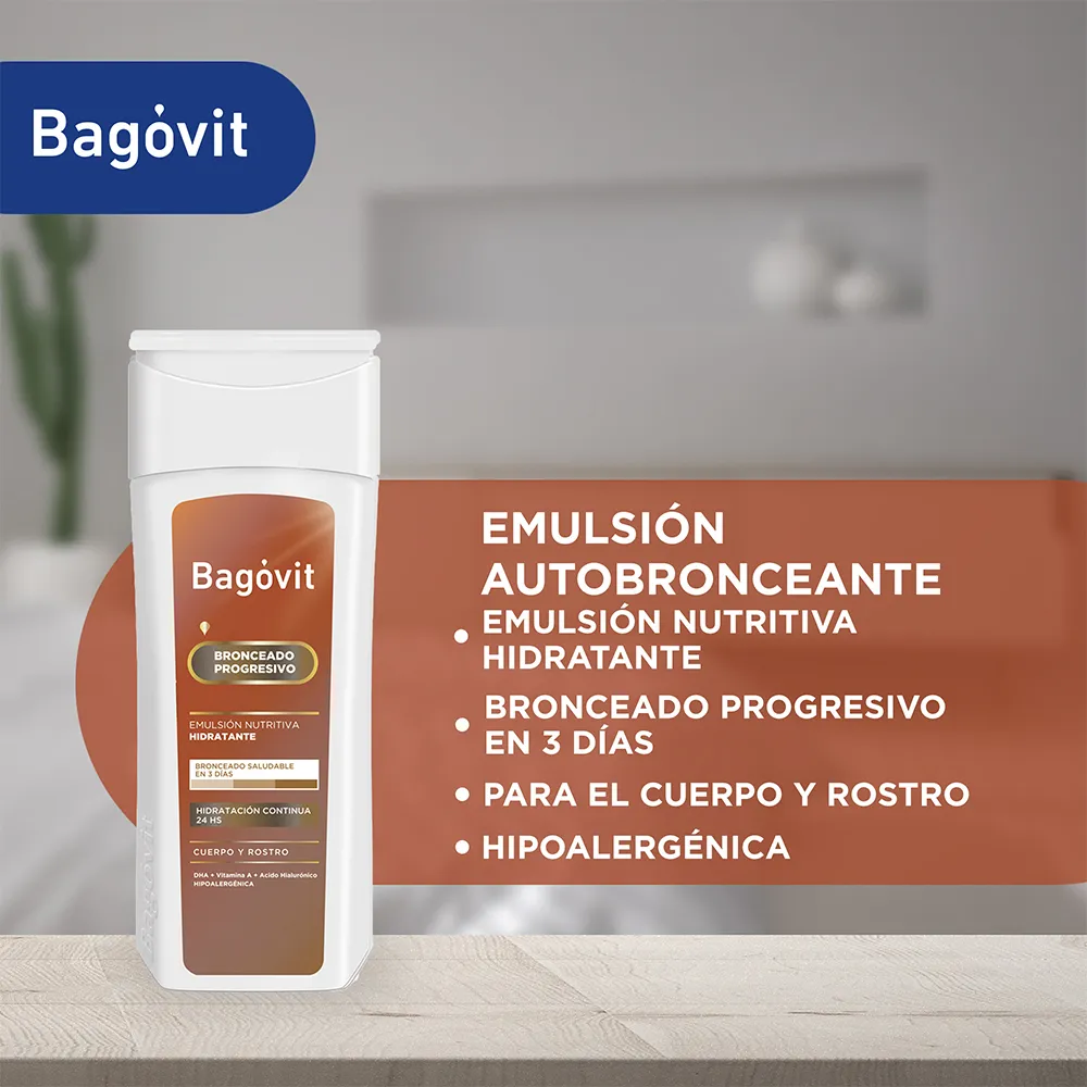 Bagóvit Emulsión Hidratante Autobronceante