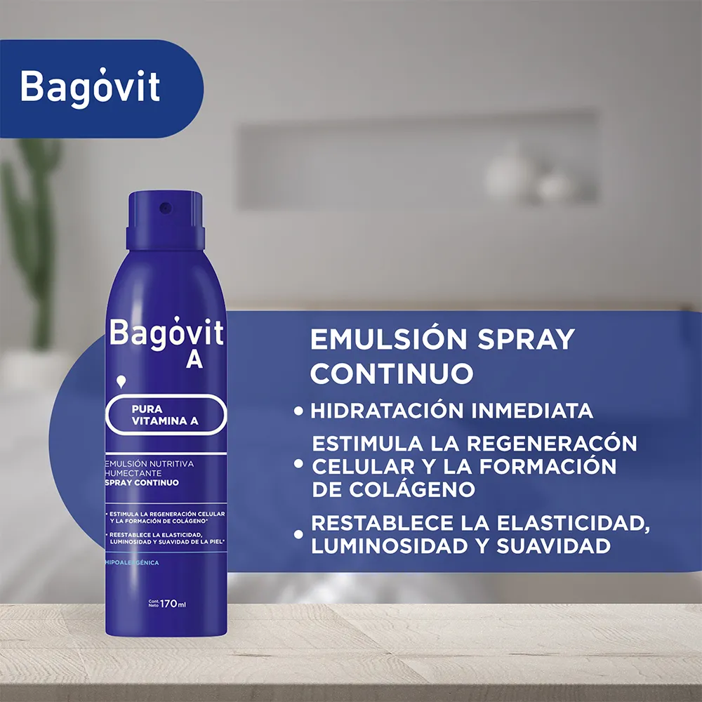 Bagóvit Emulsión Spray Continuo Humectante