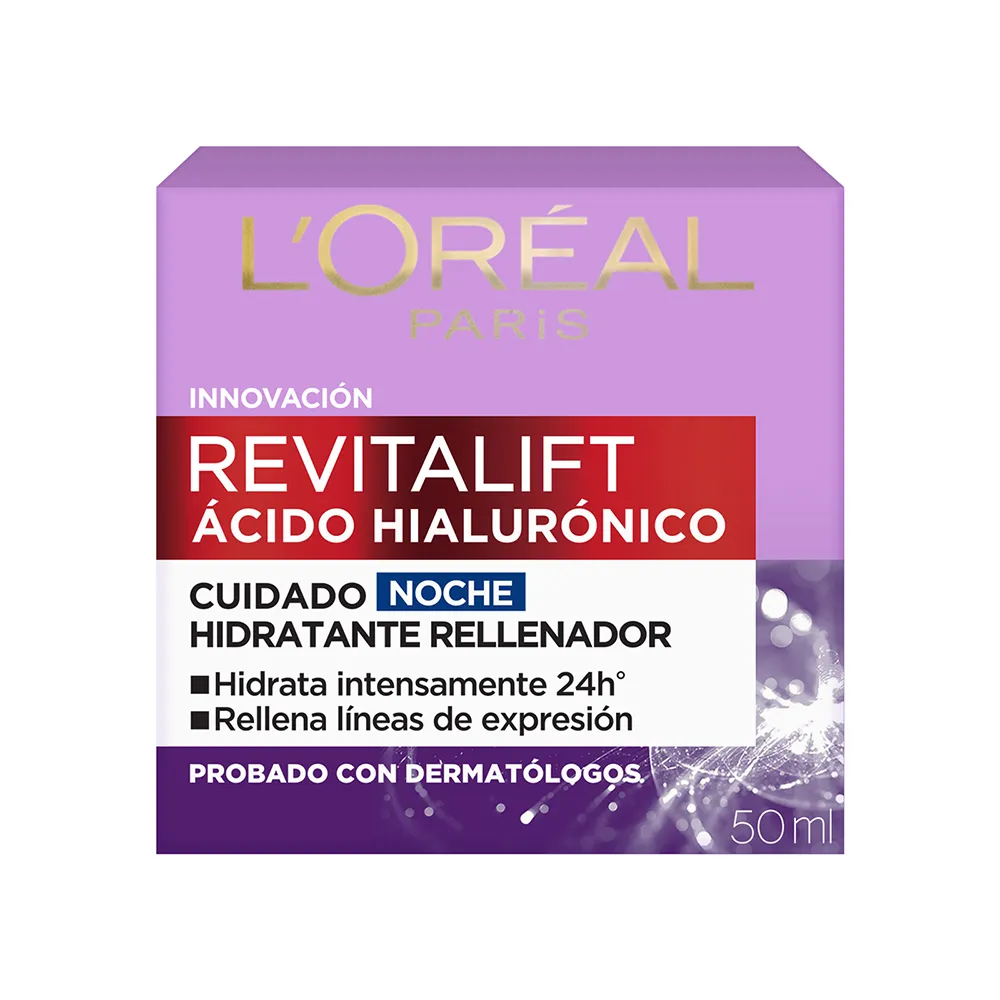 L'Oréal París Crema Hidratante Noche L'Oreal Paris Revitalift Acido Hialuronico