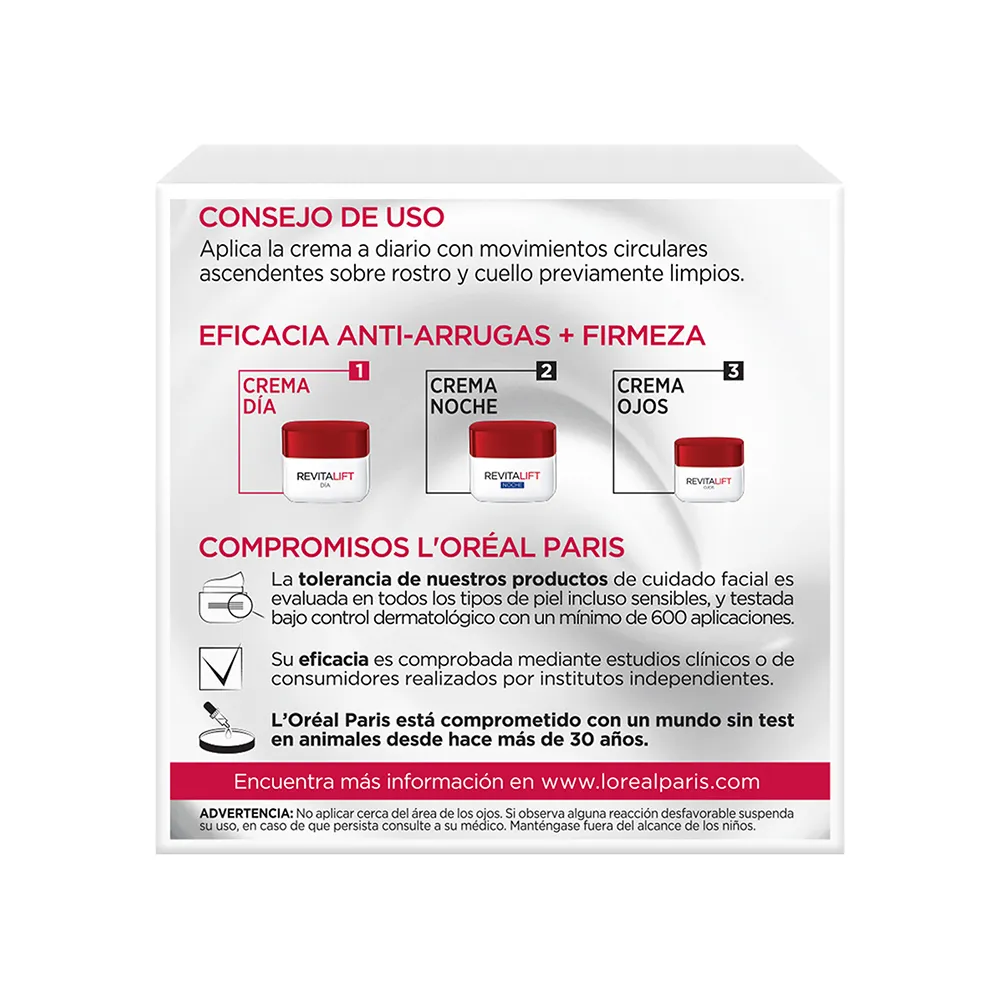 L'Oréal París Crema Facial Día Revitalift