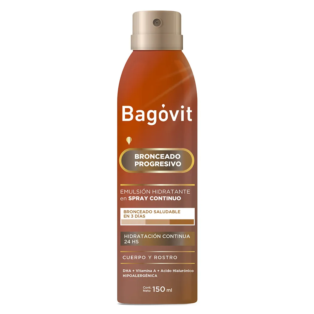Bagóvit Emulsión Bronceado Progresivo Spray Continuo