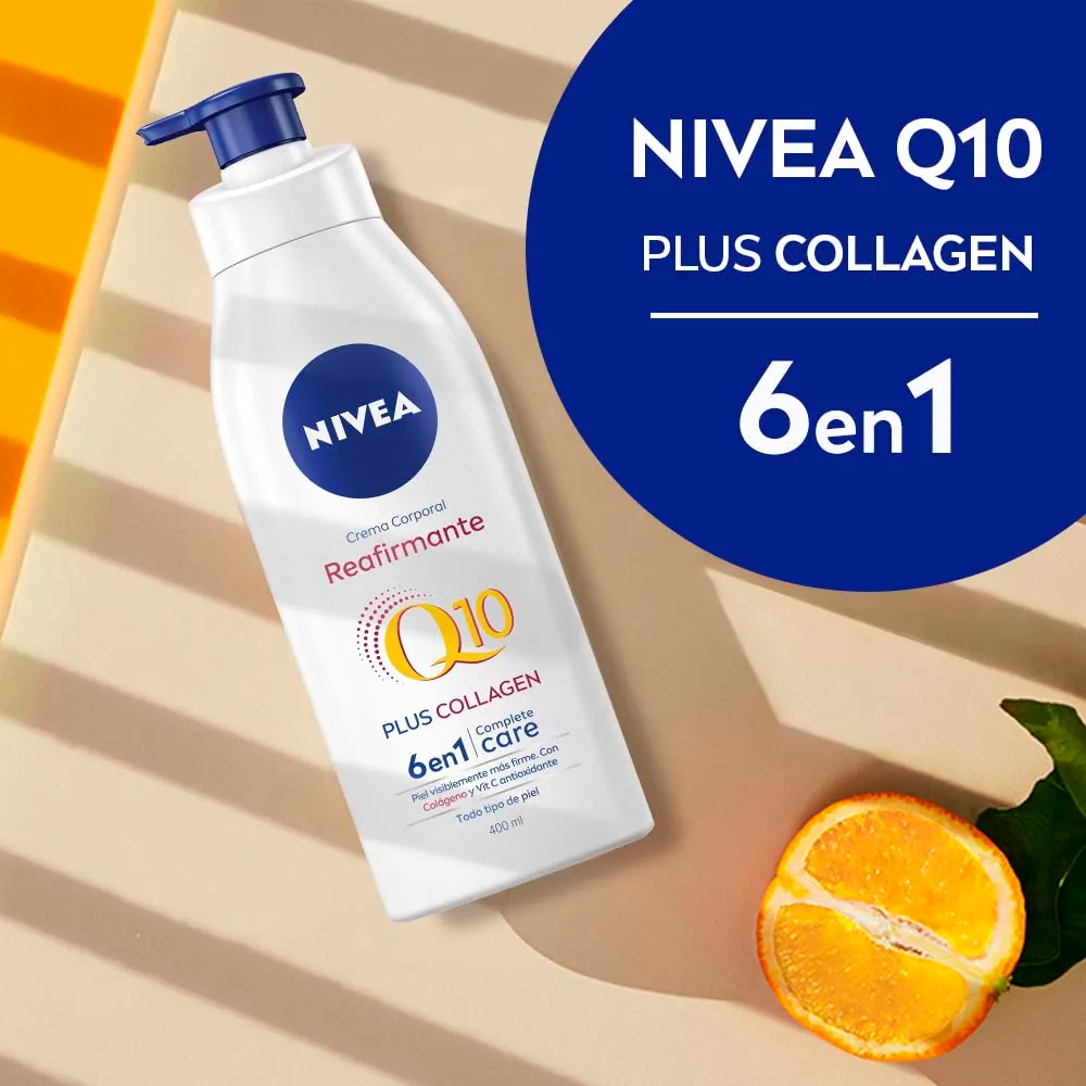 Nivea Crema corporal reafirmante NIVEA Q10 + Colágeno 6 en 1 para todo tipo de piel