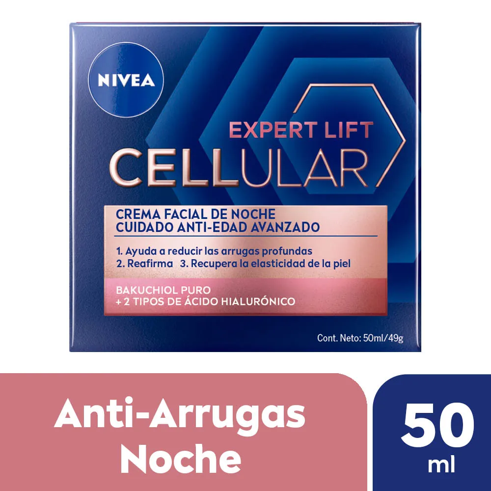 Nivea Crema antiedad de noche NIVEA Cellular Lift Expert 50 ml