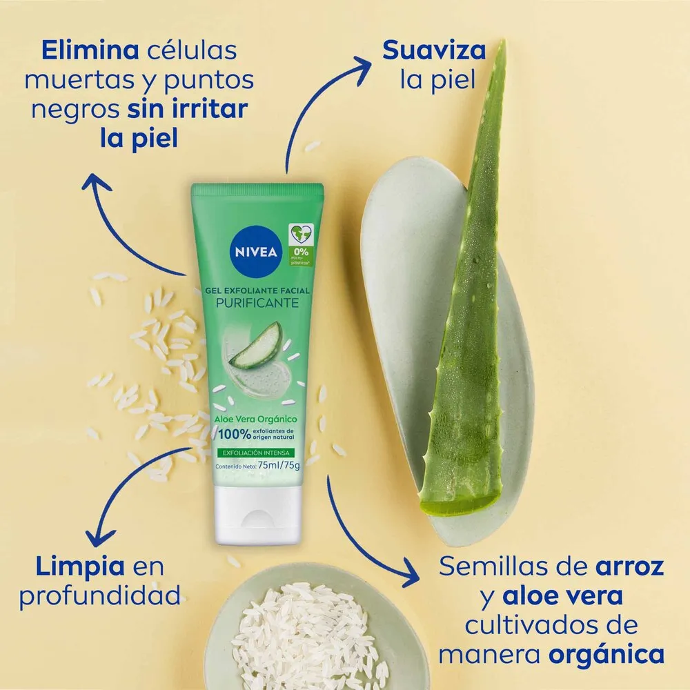 Nivea Gel exfoliante facial purificante NIVEA para todo tipo de piel