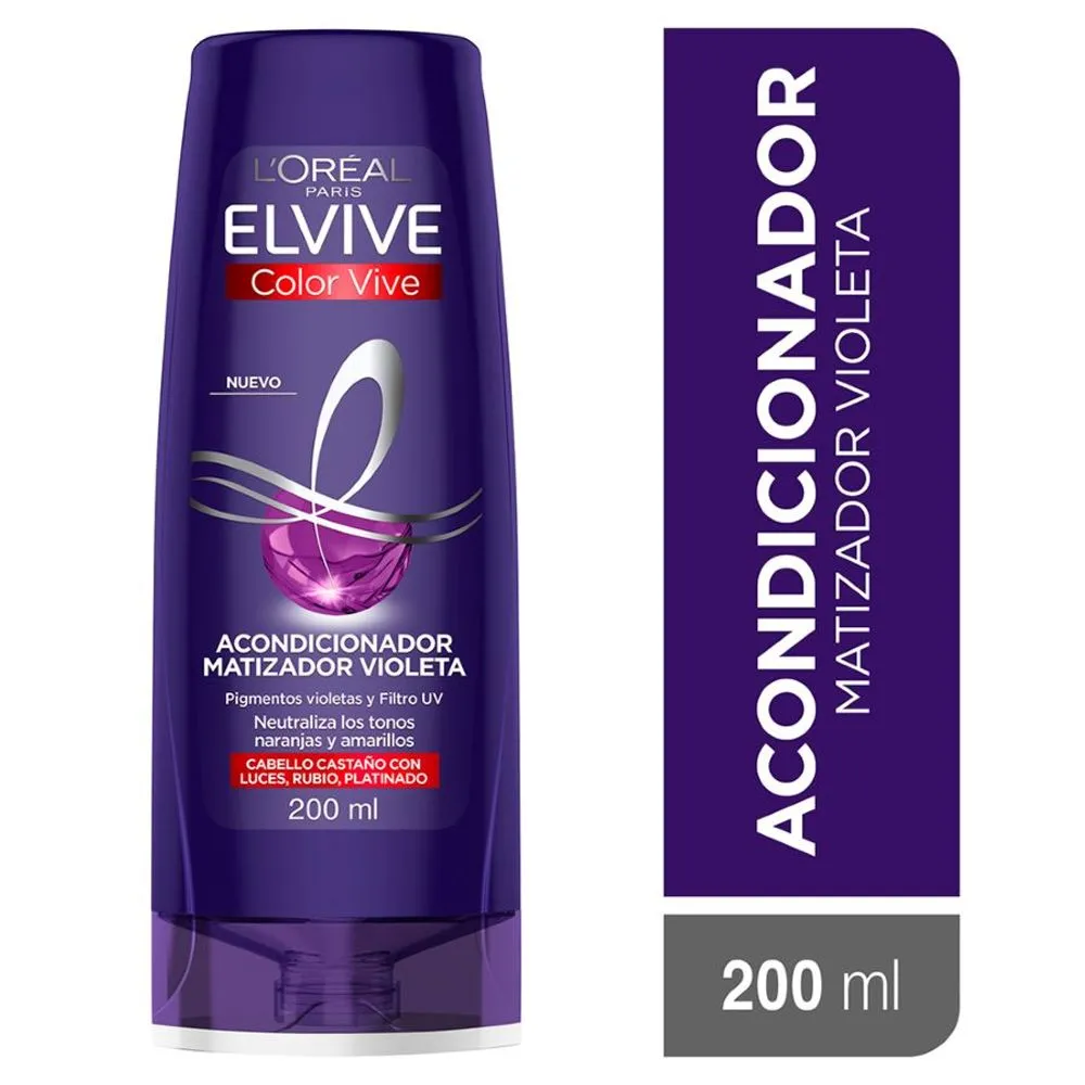 Elvive Acondicionador Matizador Color Vive Purple