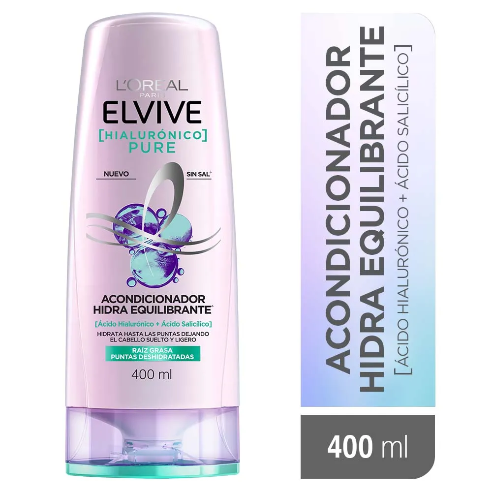 Elvive Acondicionador Elvive Hialuronico Pure
