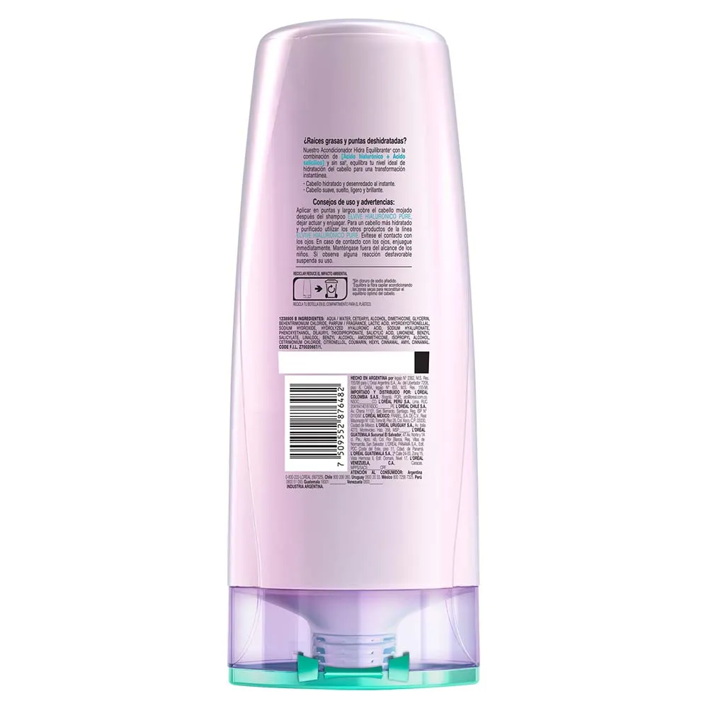 Elvive Acondicionador Elvive Hialuronico Pure
